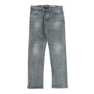 AG Jeans The Tellis Modern Slim Fit Straight Grey Denim Womens Jeans 30R